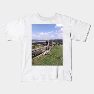 Fence Line- West Virginia Kids T-Shirt